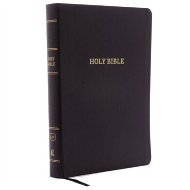 KJV Holy Bible, Giant Print Center-Column Reference Bible, Black Bonded Leather, 53,000 Cross Refere