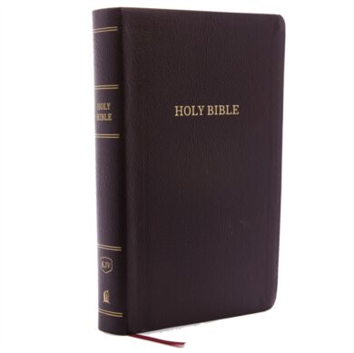 KJV Holy Bible, Personal Size Giant Print Reference Bible, Burgundy Bonded Leather, 43,000 Cross Ref