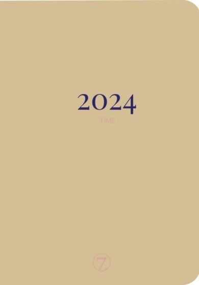 Kalender 2024 7.Sans Time Trend imitert skinn