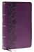 KJV, Personal Size Large Print Single-Column Reference Bible, Leathersoft, Purple, Red Letter, Thumb