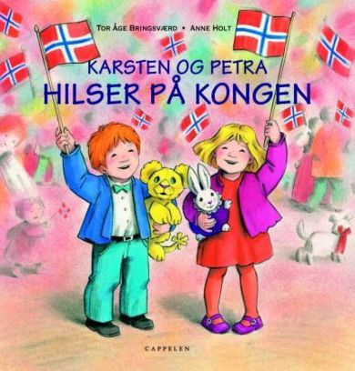 Karsten og Petra hilser på kongen