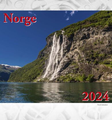 Kalender 2024 Norge 15x16cm