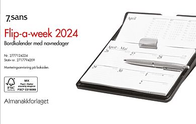 Kalender 2024 7.Sans Flip-a-week