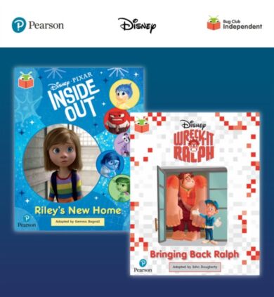 Pearson Bug Club Disney Year 2 Pack D, including Purple and White book band readers; Inside Out: Ril