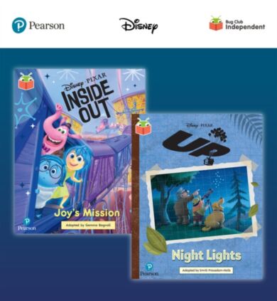 Pearson Bug Club Disney Year 2 Pack F, including White and Lime book band readers; Inside Out: Joy's