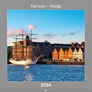 Kalender 2024 Norge 18x18cm
