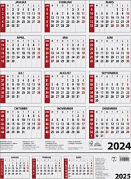 Kalender 2024 7.Sans Årskalender A3