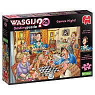 Puslespill 1000 Wasgij Games Night