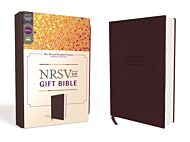 NRSVue, Gift Bible, Leathersoft, Burgundy, Comfort Print