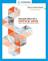 Shelly Cashman Series Microsoft Office 365 & Office 2019 Introductory