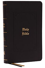 KJV, Personal Size Large Print Reference Bible, Vintage Series, Leathersoft, Black, Red Letter, Thum