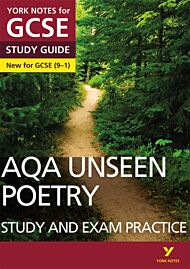 AQA English Literature Unseen Poetry Study and Exam Practice: York Notes for GCSE everything you nee