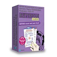 Pearson REVISE Edexcel GCSE History Elizabethan England Revision Cards (with free online Revision Gu