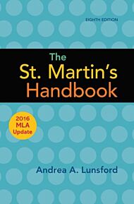 The St. Martin's Handbook with 2016 MLA update