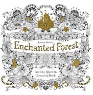 Enchanted forest: an inky quest and colouring book