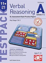 11+ Verbal Reasoning Year 5-7 GL & Other Styles Testpack A Papers 9-12