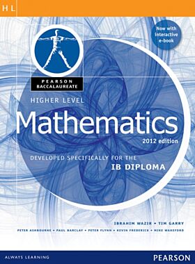 Pearson Baccalaureate  Higher Level Mathematics second edition print and ebook bundle for the IB Dip