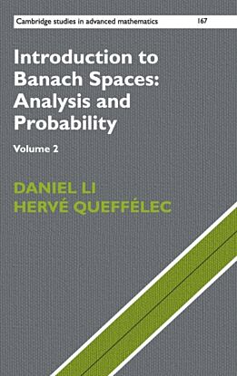 Introduction to Banach Spaces: Analysis and Probability