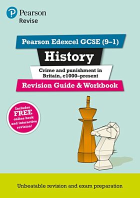 Pearson REVISE Edexcel GCSE (9-1) History Crime and Punishment Revision Guide and Workbook: For 2024