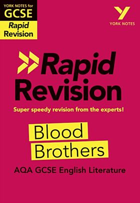 York Notes for AQA GCSE Rapid Revision: Blood Brothers catch up, revise and be ready for and 2023 an