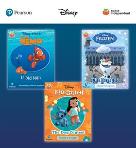 Pearson Bug Club Disney Reception Pack C, including decodable phonics readers for phases 2 and 3: Fi