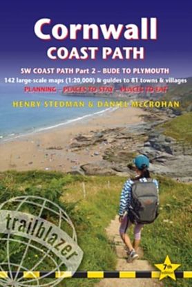 Cornwall Coast Path (Trailblazer British Walking guides) SW Coast Path Part 2 - Bude to Plymouth
