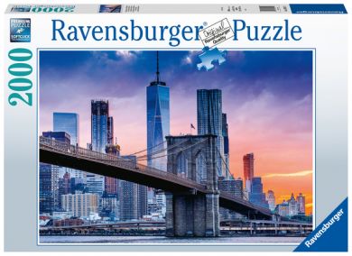 Puslespill 2000 New York Skyline Ravensburger