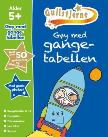 Gøy med gangetabellen. 5+. Gullstjerne